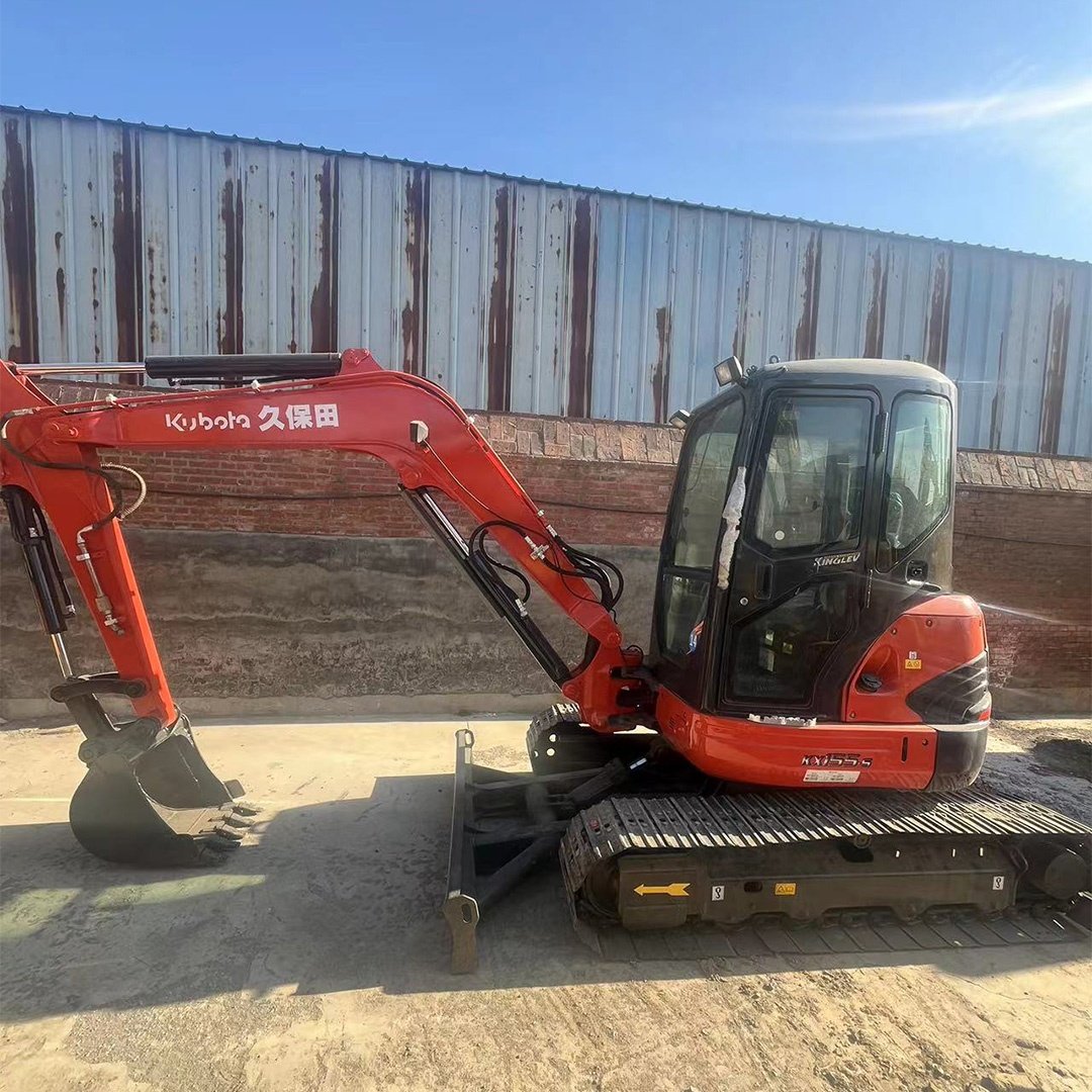 Hot selling top quality second hand Kubota KX155 excavator Good condition and low working hours used Kubota KX155 excavator