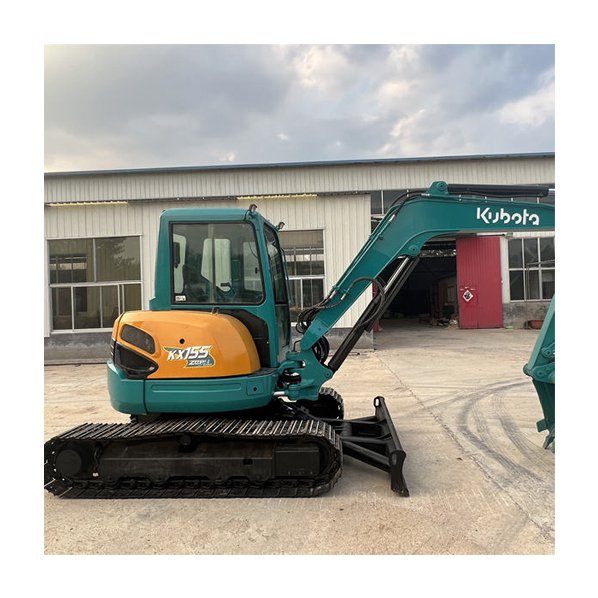 Kubota Kx155-5 Second Hand 5 Tons Crawler Excavators Japan Earthmoving Machinery Used Kubota 155 for Sale