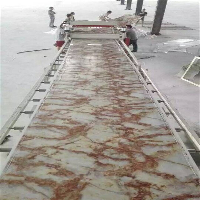 PVC Artificial Marble Board Making Machine / PVC Artifical Marble Sheet Production Line