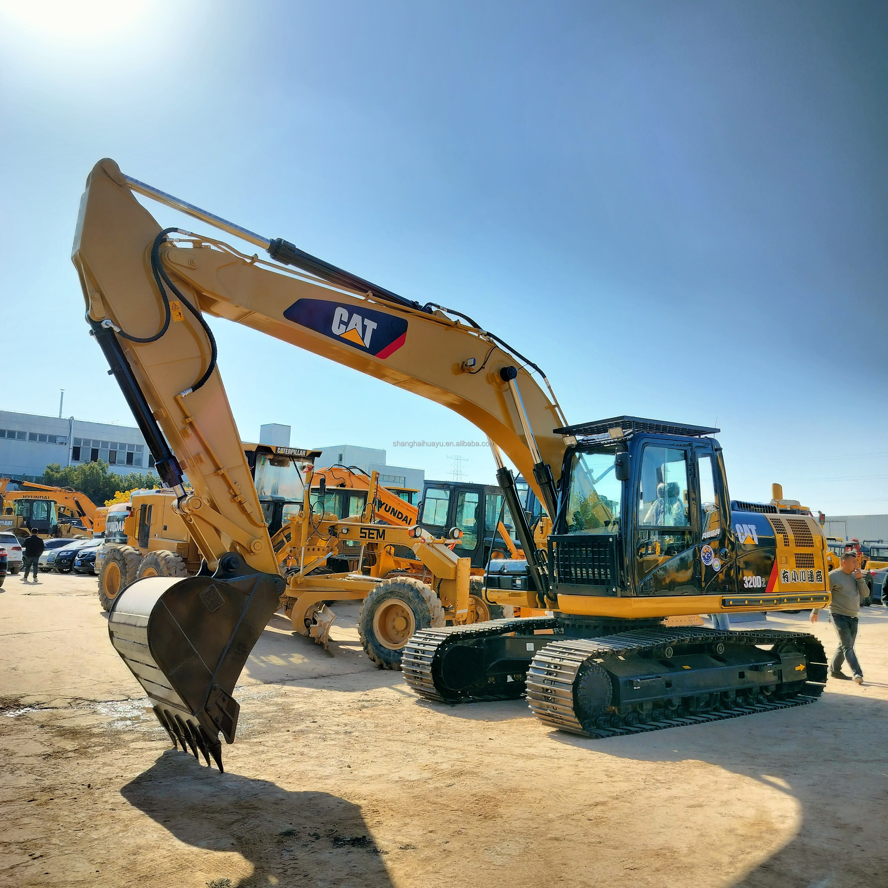 Used Caterpillar Brand 20 Ton 320 Cat Excavator CAT320D CAT320D2 Japan Made Second Hand Excavator Machine