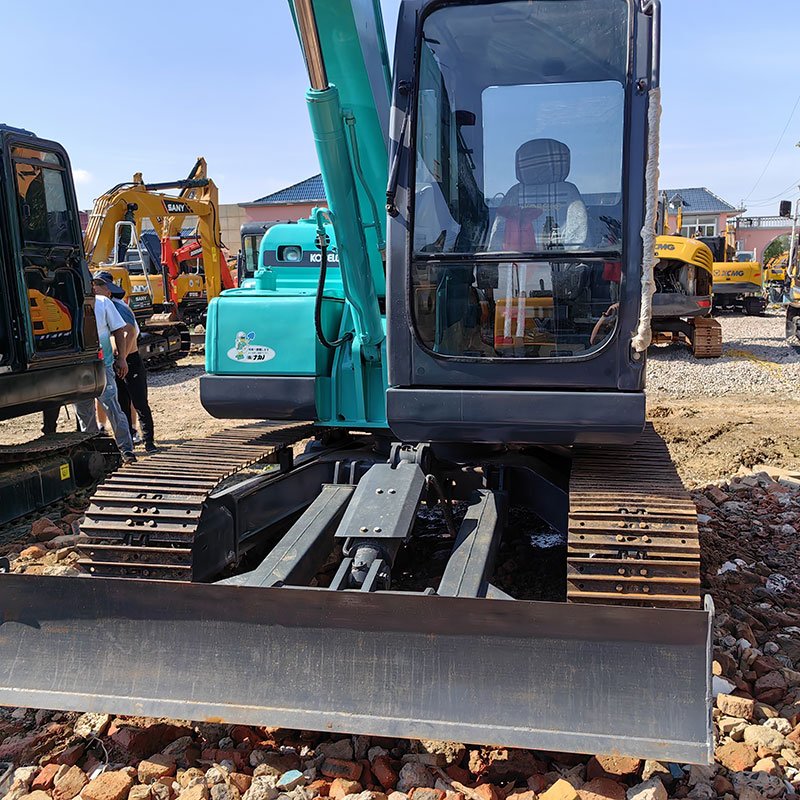 8ton Cheap Price Japan Used Kobelco SK75 excavators 2023Year Kobelco75 Original engine secondhand Kobelco 75 excavators for sale