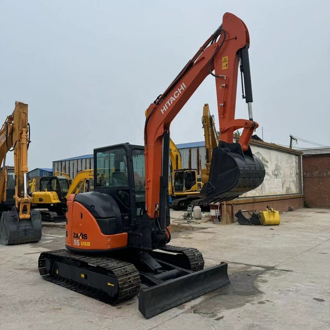 Factory wholesale hot selling low price small second-hand Hitachi ZX55 excavator used crawler excavator spot