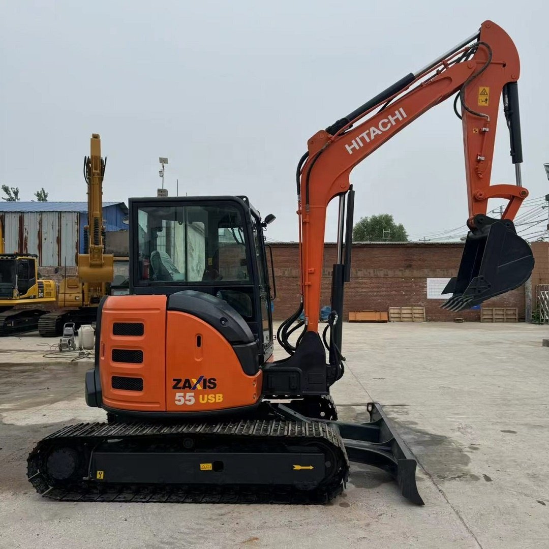 Factory wholesale hot selling low price small second-hand Hitachi ZX55 excavator used crawler excavator spot