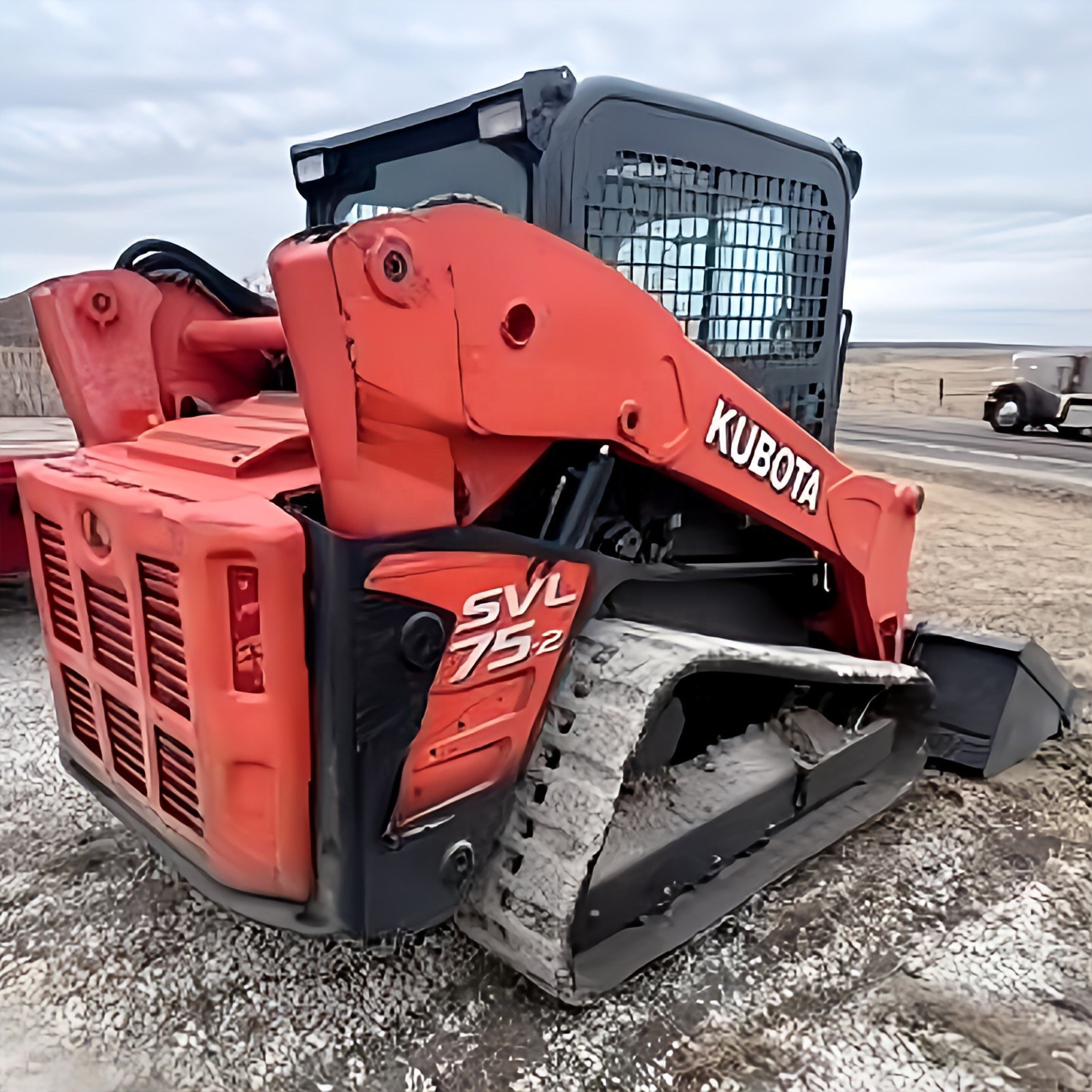 High Quality Used Kubota SVL 75-2 Crawler Skid Steer Loader with Bucket Ready to Ship Worldwide