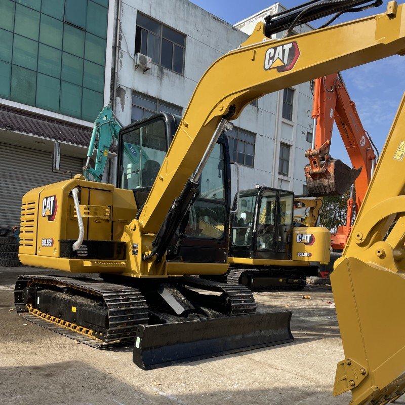 Remote Control Excavator Cat 305.5E2 306E2 6Ton Excavator Second-Hand Digger Machinery For Sale