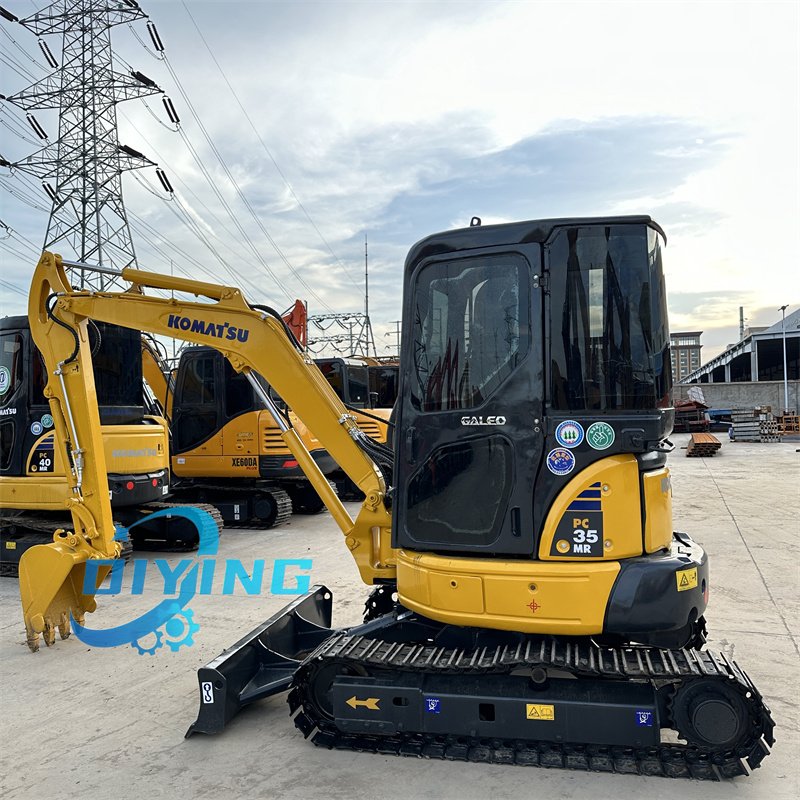 Used Mini Small 3.5Ton KomatsuPC35MR Excavator High Quality Digger For Sale