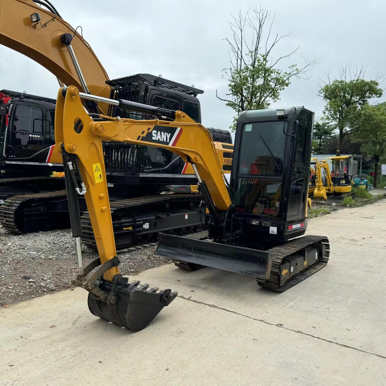 Chinese brand Used Original SANY SY35U 3.5Ton Crawler Excavator Second hand Sany 35u digger machine