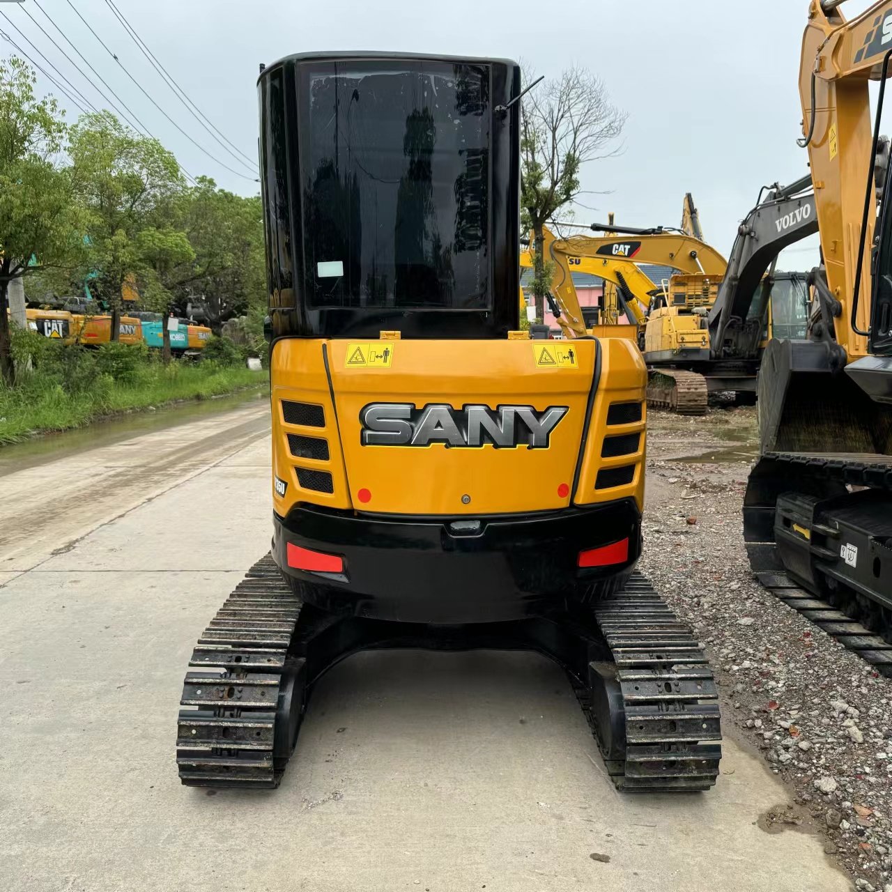 Chinese brand Used Original SANY SY35U 3.5Ton Crawler Excavator Second hand Sany 35u digger machine