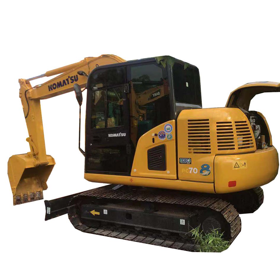 Good price used KOMATSU PC70 excavator 7 ton high quality engineering machine on China market used KOMATSU PC70 PC60