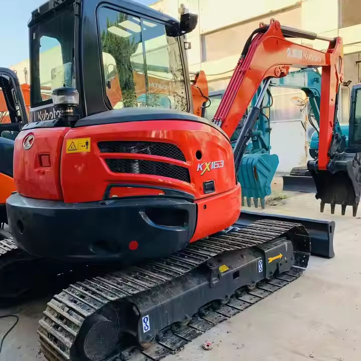 2022 Kubota KX163-5 Mini Crawler Excavator 90% New Farm Compact Machine Cheap Sale