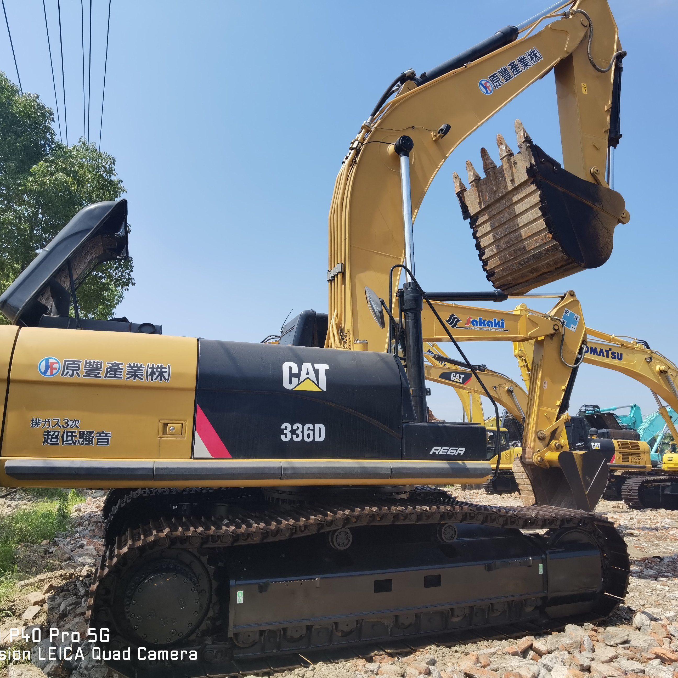 Good Performance Used CAT 336 Crawler Digger Excavator Second Hand Caterpillar 336D Hydraulic Excavator Construction Machinery