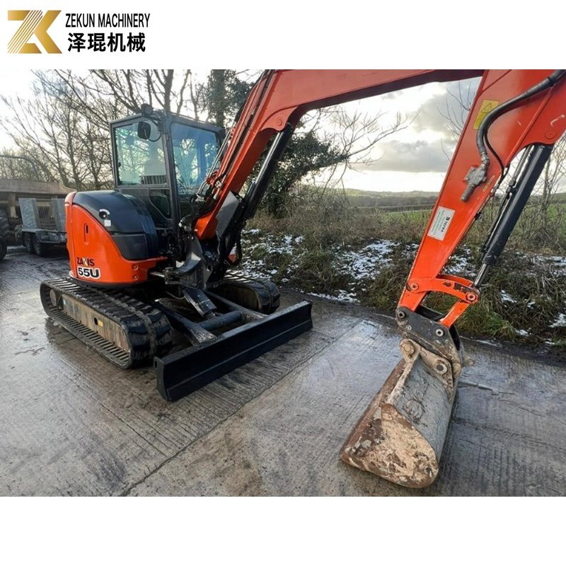 Backdigger 5.5Ton Used Hitachi Zaxis 55 Excavator ZX55U