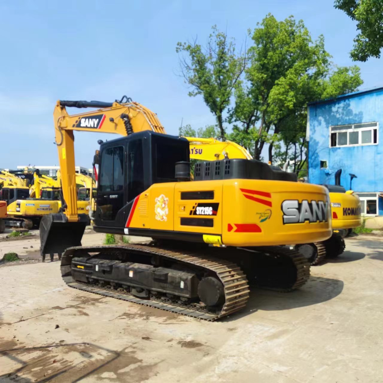 Sany crawler excavator Sy215c Used Sany Sy 215 Excavator Price 20Ton Second Hand SANY 205 215 235