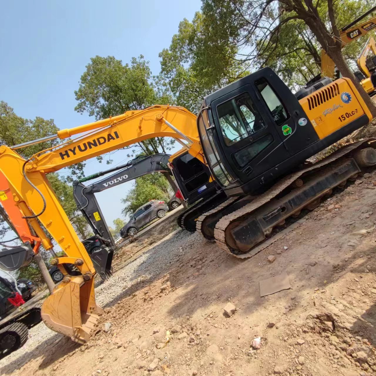 2018 Used Hyundai ExcavatorR150LC-7 Hyundai Digger Secondhand 15t R150LC R150LC-9 Construction Machinery