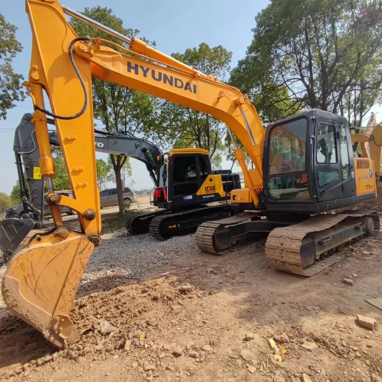 2018 Used Hyundai ExcavatorR150LC-7 Hyundai Digger Secondhand 15t R150LC R150LC-9 Construction Machinery