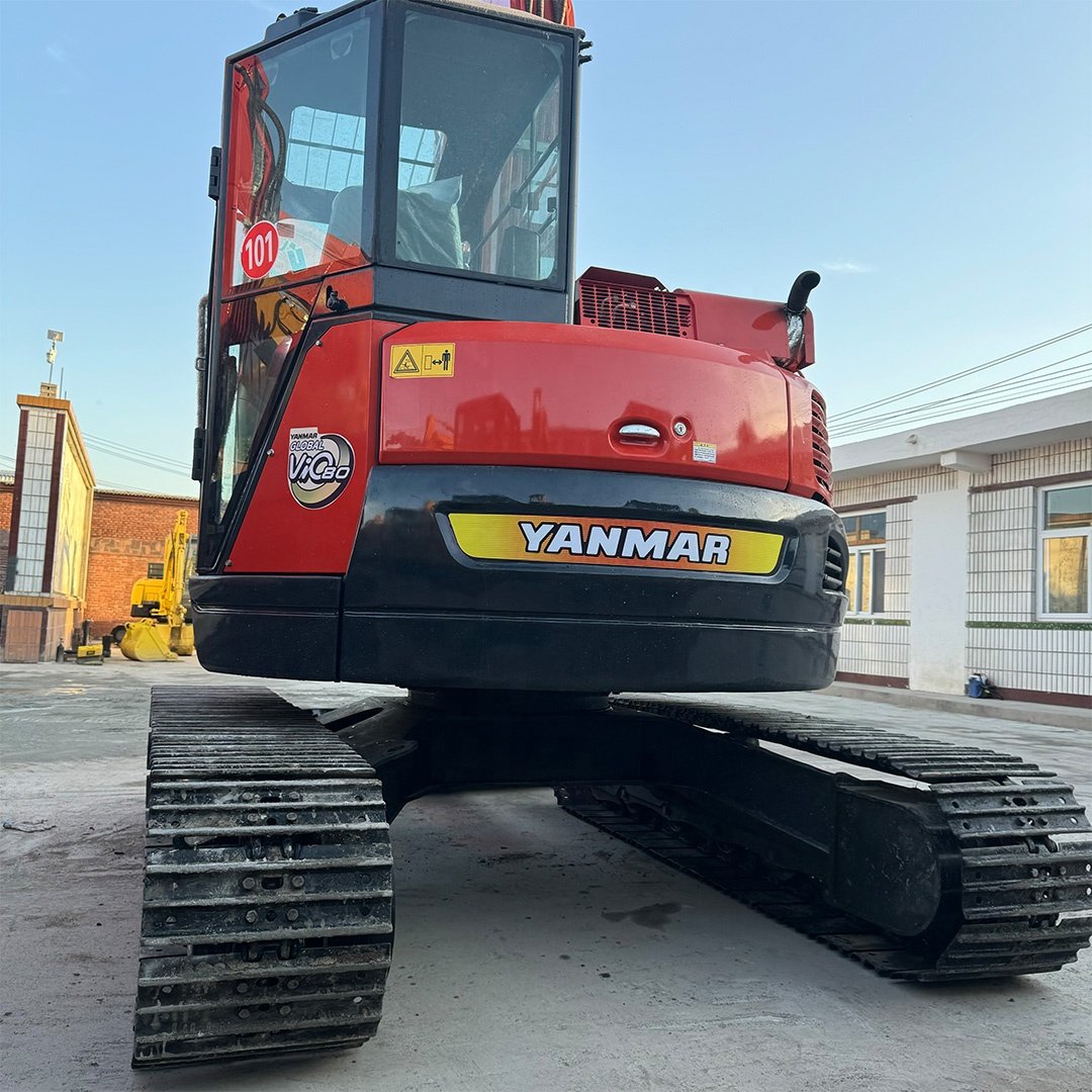 In Stock YANMAR VIO80 Machinery Mini Backhoe Used Excavator 8 Ton Crawler Digger