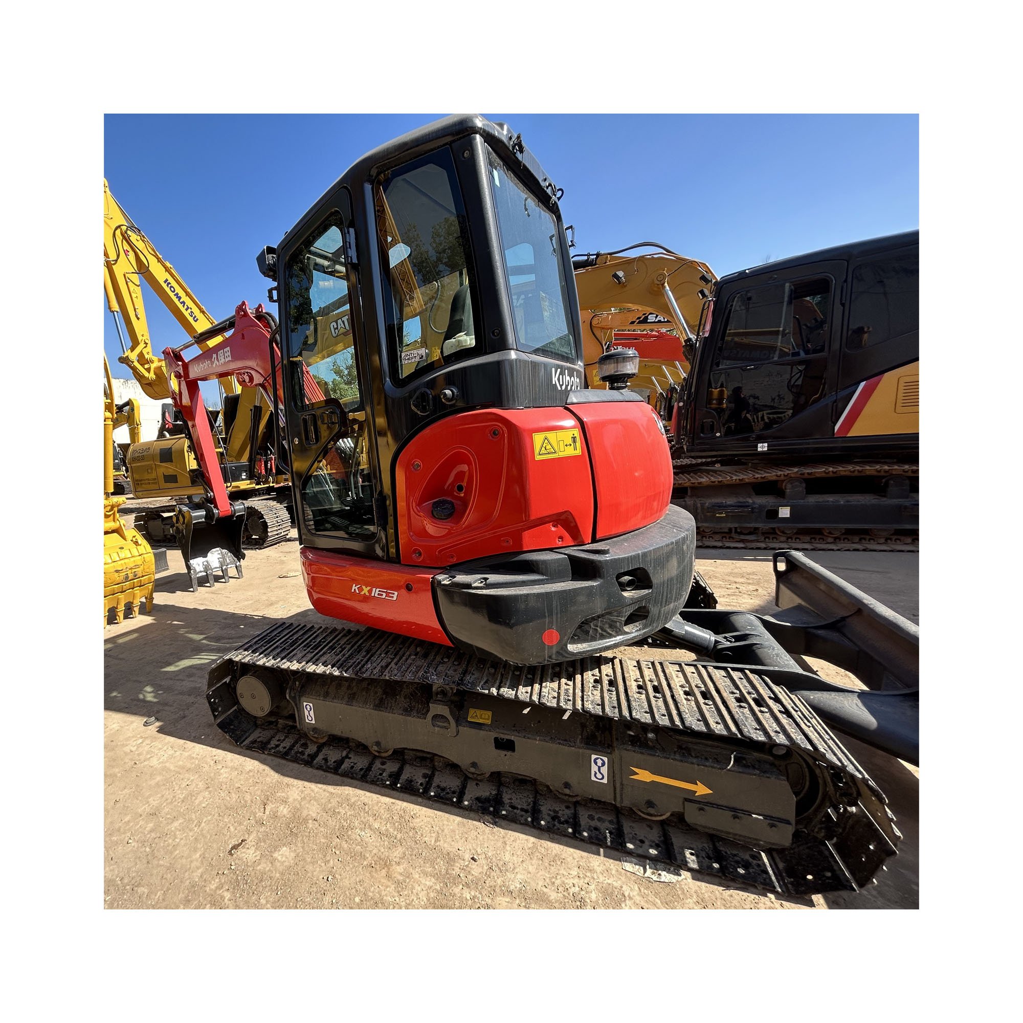Original Imported Japan 6 ton Used Kubota Mini Digger Used Kubota kx163 155 165 japan kubota mini excavator for sale