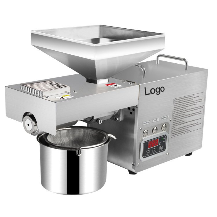 10KG/Hour Oil pressers Mini Home use Fully Automatic Screw Avocados Olive Cold Oil Press Machine for small business