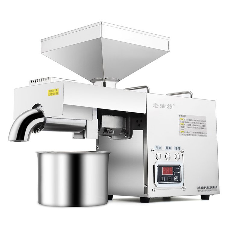 10KG/Hour Oil pressers Mini Home use Fully Automatic Screw Avocados Olive Cold Oil Press Machine for small business