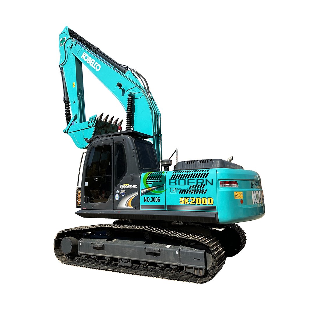 Kobelco Excavator KOBELCO SK200 Hydraulic Crawler Excavator Machine Used Excavators Original Japan 20 Ton 2020 Provided HINO JP
