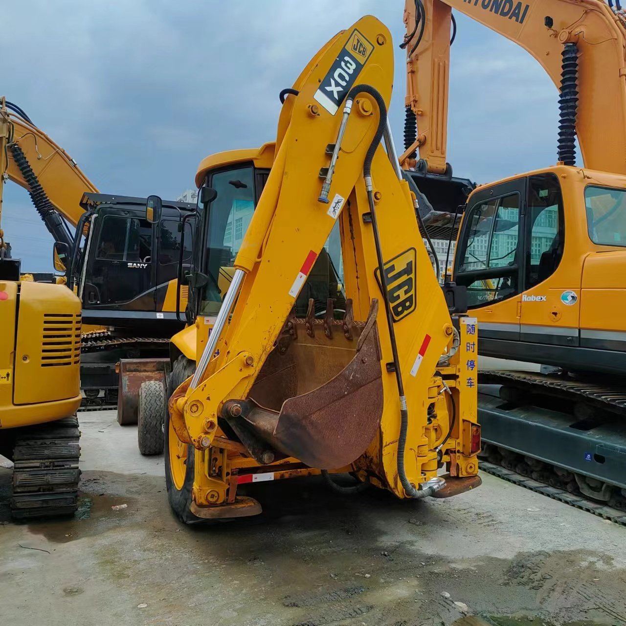 High Quality JCB Used 3CX 4CX Excavator Whole Machine in Good Condition Earthmoving Machinery Low Price CAT 420F Backhoe Loader