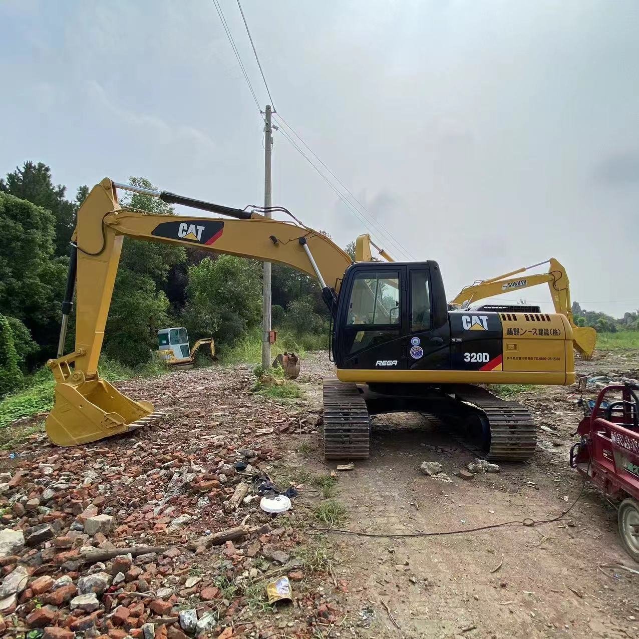 High Efficient Japan Used Construction Machine 32 Tons Used caterpillar Excavator 320D Crawler Excavator