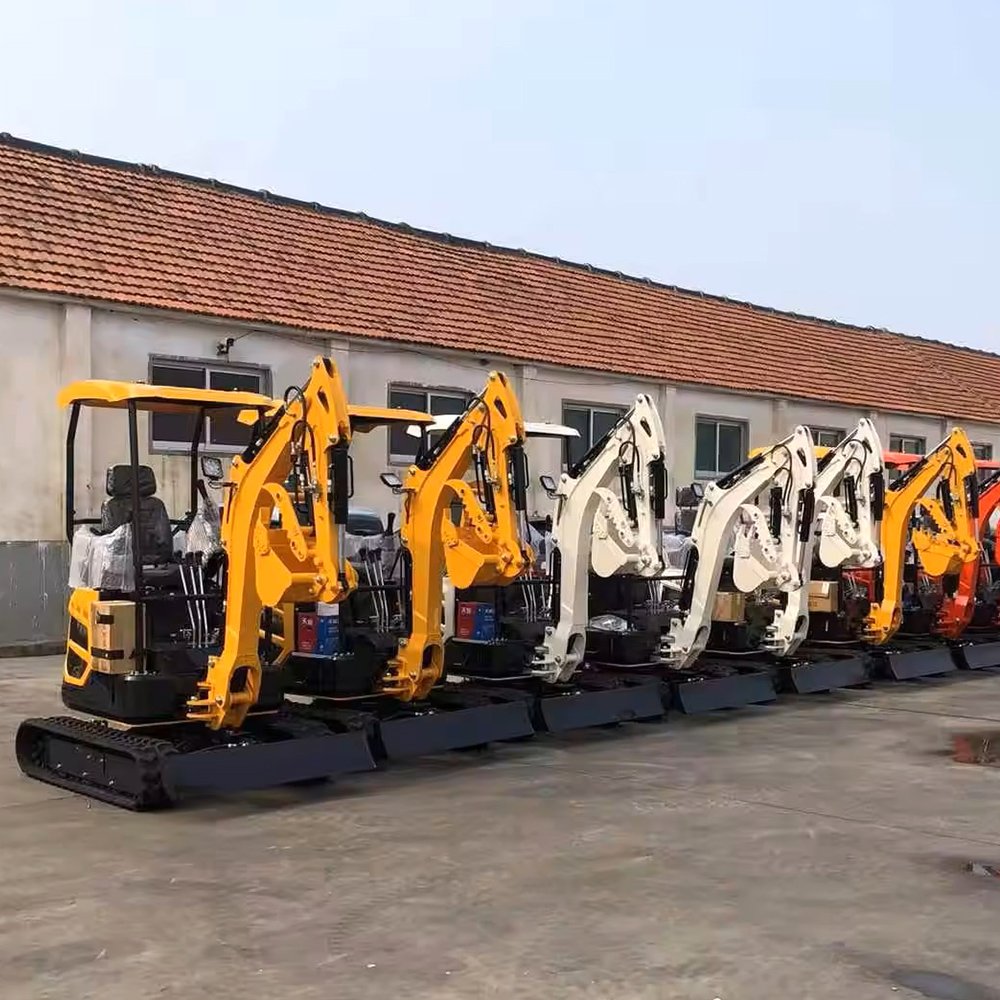 Infront Excavators Machine Automation Hydraulic Mini Small Micro Crawler Bagger Digger Mini Excavator 1 2 3 Ton