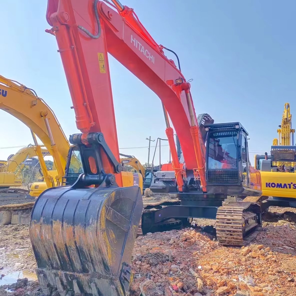 High quality used Hitachi excavator Digger Construction Machinery in stock Hitachi ZX350 excavator