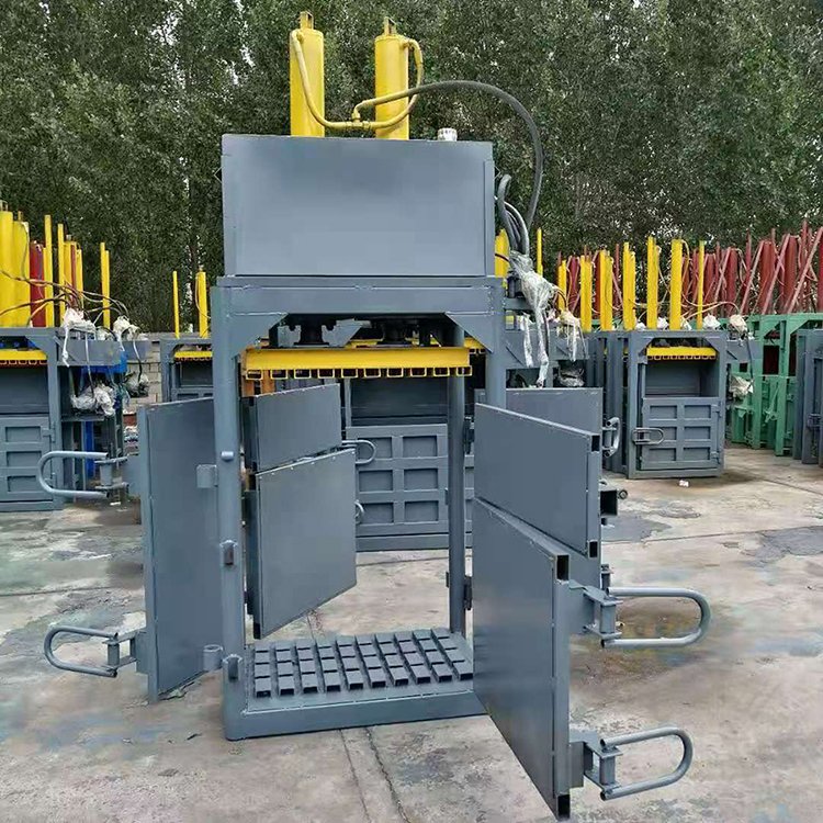 vertical hydraulic baler machine carton box baling press machine for used clothing