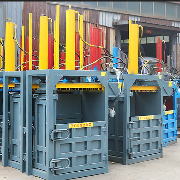 vertical hydraulic baler machine carton box baling press machine for used clothing