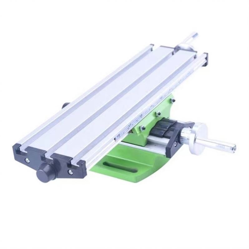 Mini Compound Bench Drilling Slide Table Worktable Milling Working Cross Table Milling Vise Machine Bench Drill Stand