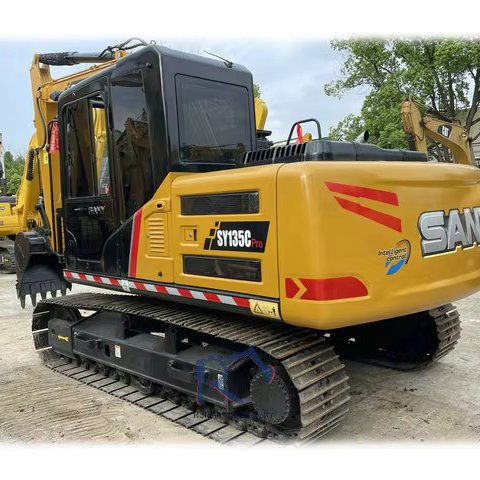 Sany SY135 used excavators building construction machinery excavator Cheap and practical Sany SY135 excavator