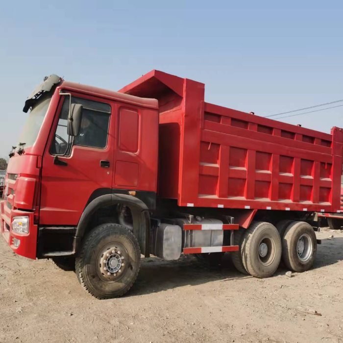 Heavy Duty Cheap Large Construction Transportation Equipment Vehicles howo tipper Cargo Used Dump Truck