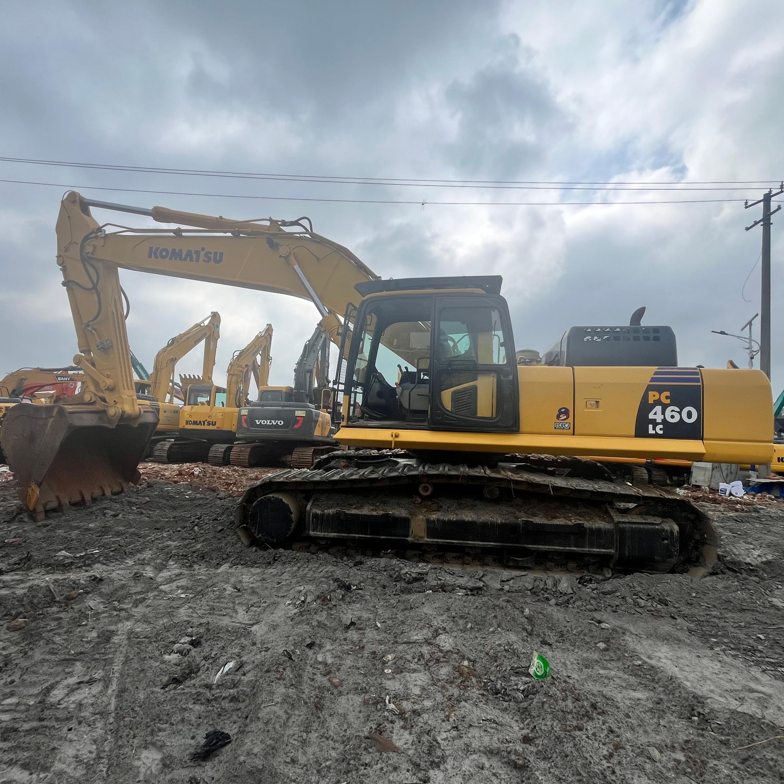 Secondhand Komatsu pc460-8 diggers heavy duty Nice Condition Komatsu460 used Crawler 46ton excavators with Simple Operation