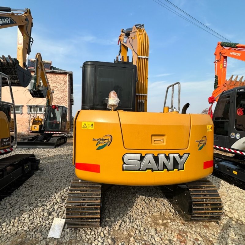 Second-hand 7 tons of 10 tons of hydraulic crawler excavator. China spot inventory trade. Good test quality