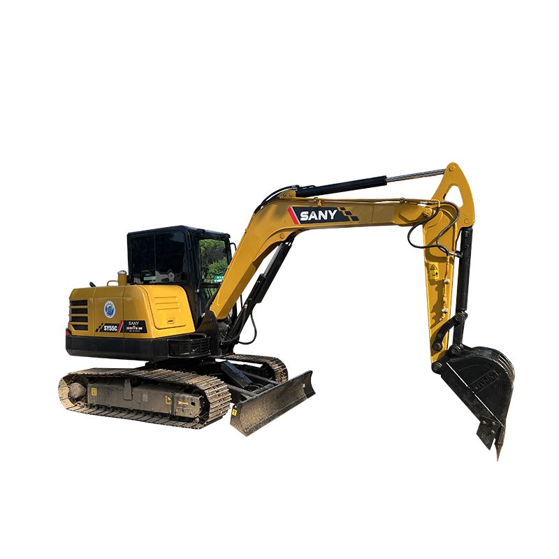 Famous brand SANY small excavator SY55C SY75C used excavator for hot sale