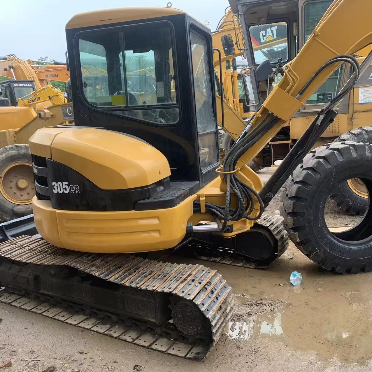 used CAT crawler excavator construction machinery CAT 305cr 305 306 307 secondhand used construction machinery for sale