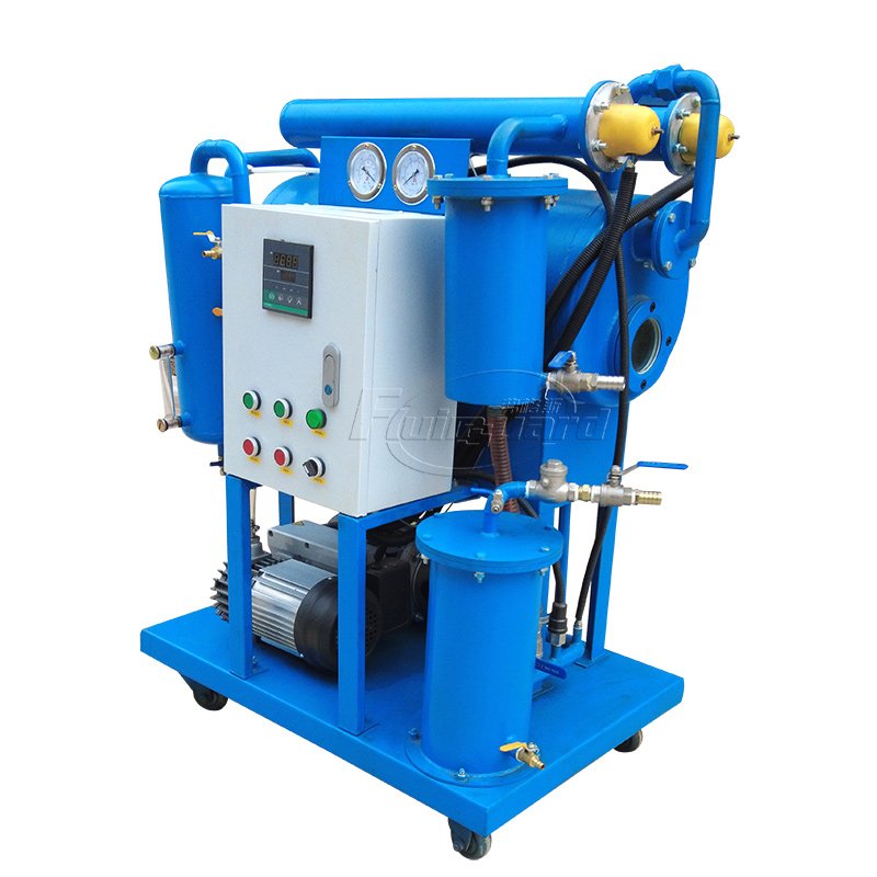 High performance forklift use vacuum dehydration hydraulic oil purifier
