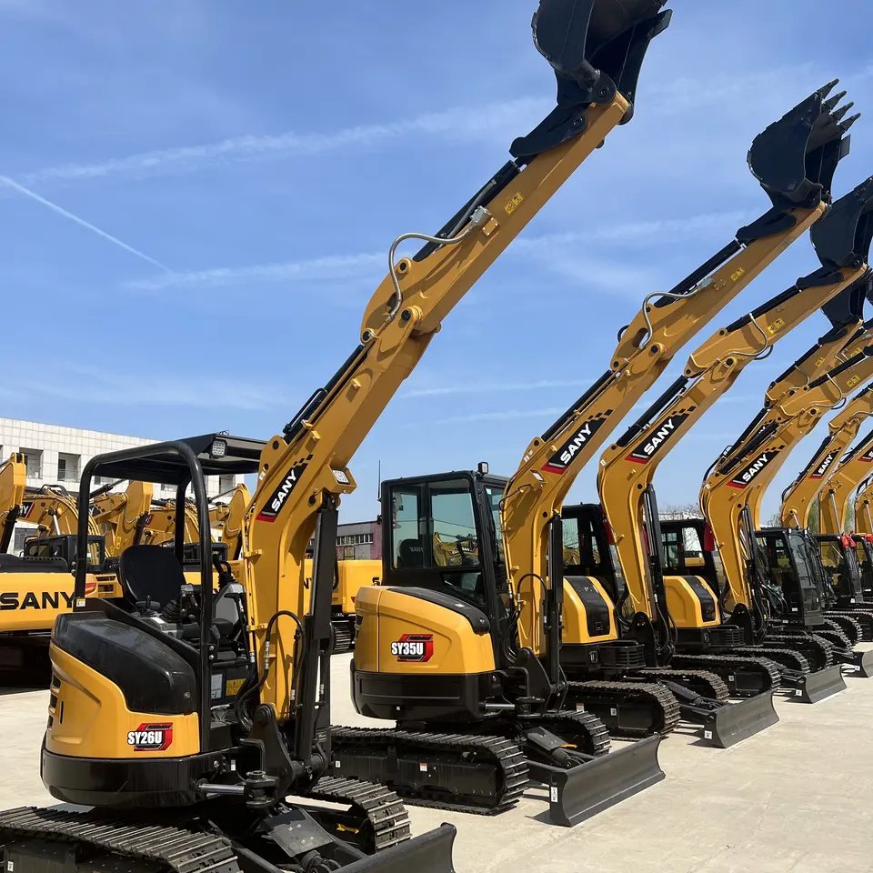 made in ce epa certified micro used /new brand excavator 1.8 ton 2.0 ton mini sany 26u excavator