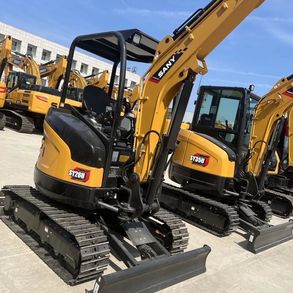 made in ce epa certified micro used /new brand excavator 1.8 ton 2.0 ton mini sany 26u excavator