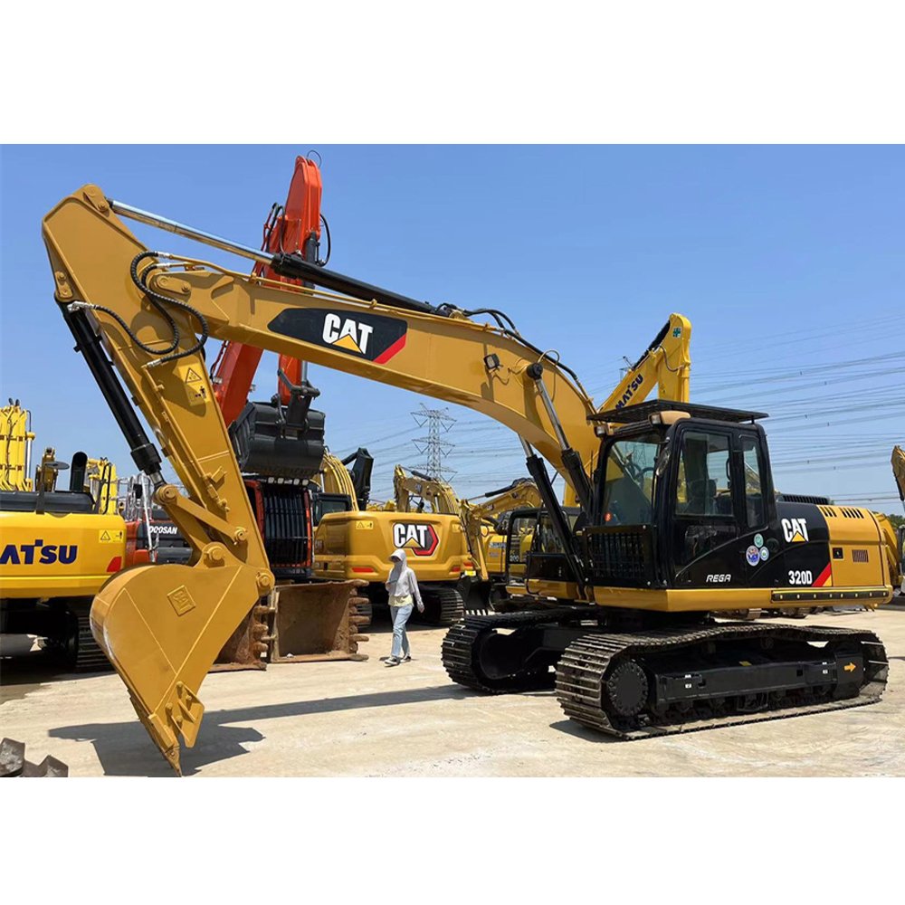 Used Excavators Machine Crawler Hydraulic Digger 20ton 320 320B 320D Cat Used Excavators For Sale