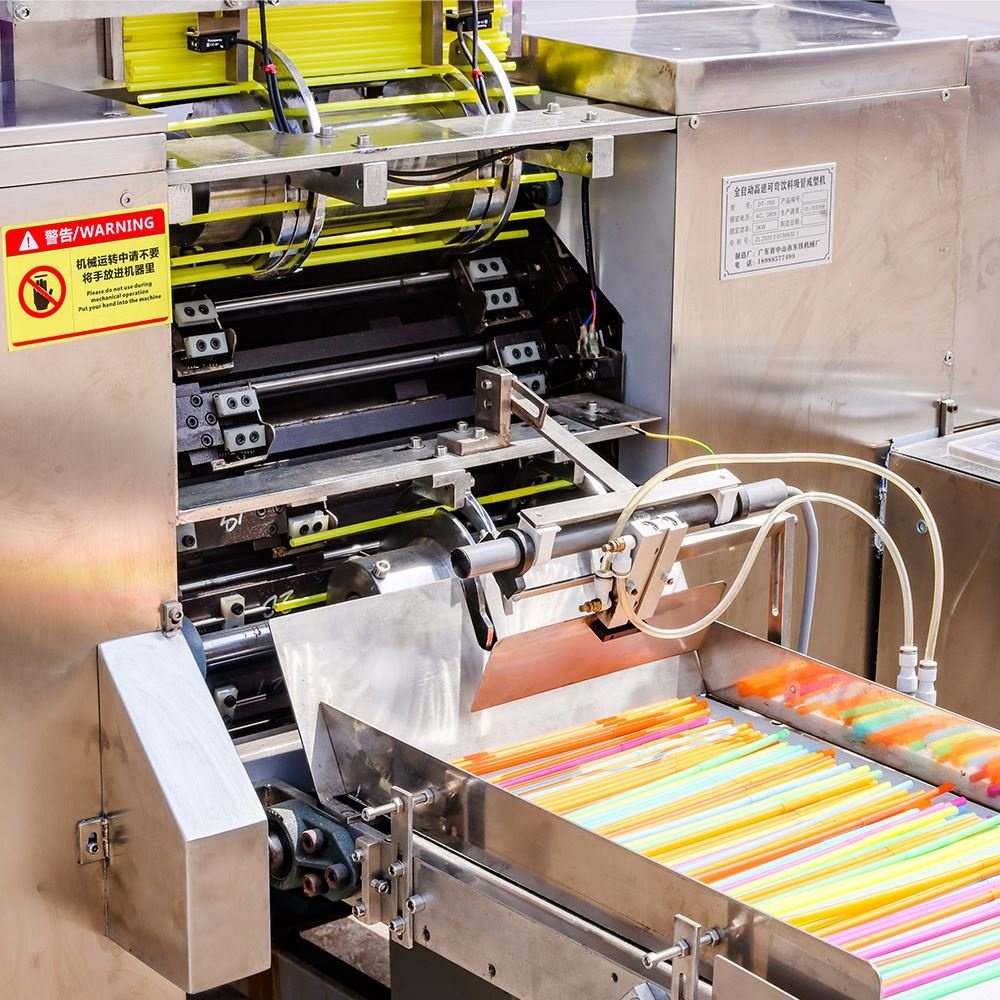 Manufacture Automatic High Speed Full Automatic Single Plastic Straw Making Machine