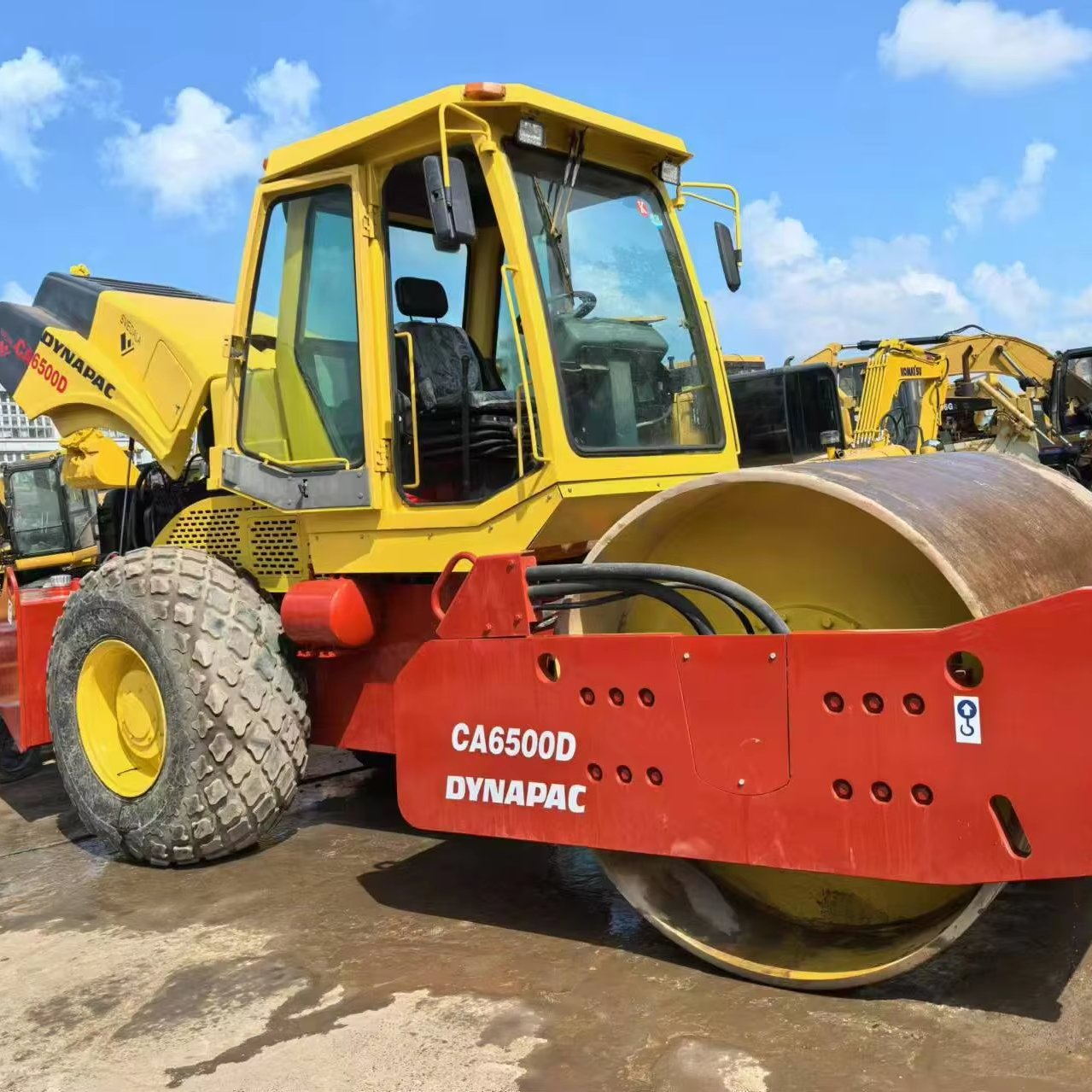Used original road roller DYNAPAC CA6500D road rollers high quality second hand construction machinery