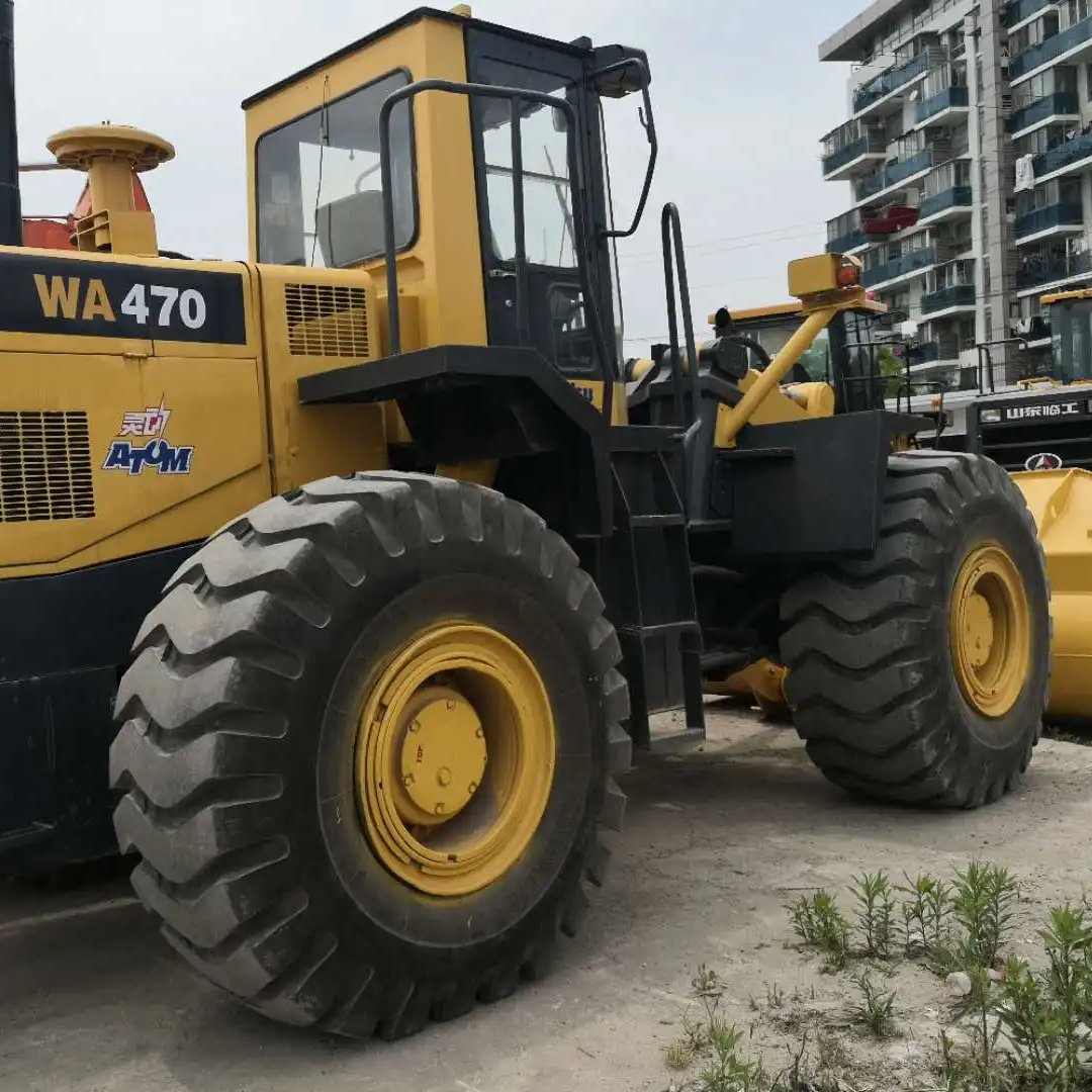 Construction Equipment Used Komatsu Wa470 Loader Heavy machine forestry machinery