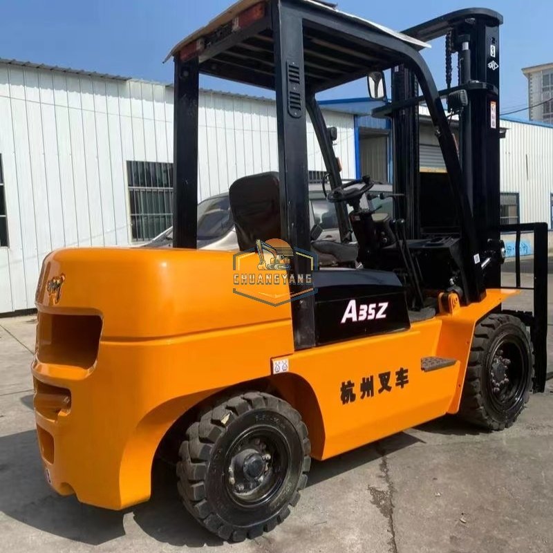 Best Chinese Brand Hangzhou A35Z A30 Forklift 3.5 Tons Diesel Second-Hand-Quality Used Machinery
