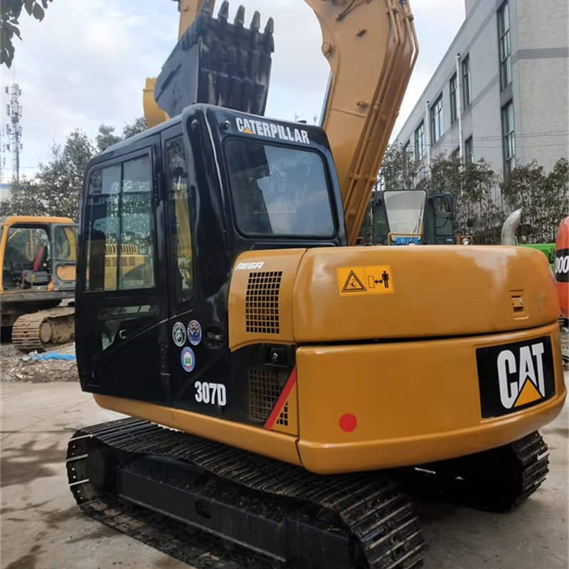 99% new 7ton mini good condition Japan used excavator CAT 307D/307/307E/307C Caterpillar secondhand digger for sale at low price