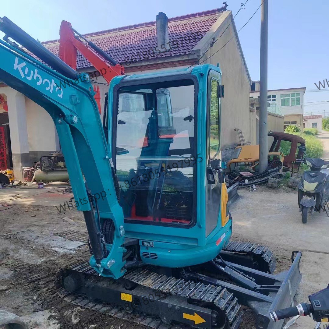 Kubota Brand U20 Mini-Excavator Hitachi Komatsu Caterpillar Hyundai Doosan Second Hand Almost New 2.36 Ton Operating Weight