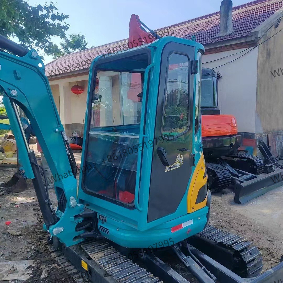 Kubota Brand U20 Mini-Excavator Hitachi Komatsu Caterpillar Hyundai Doosan Second Hand Almost New 2.36 Ton Operating Weight