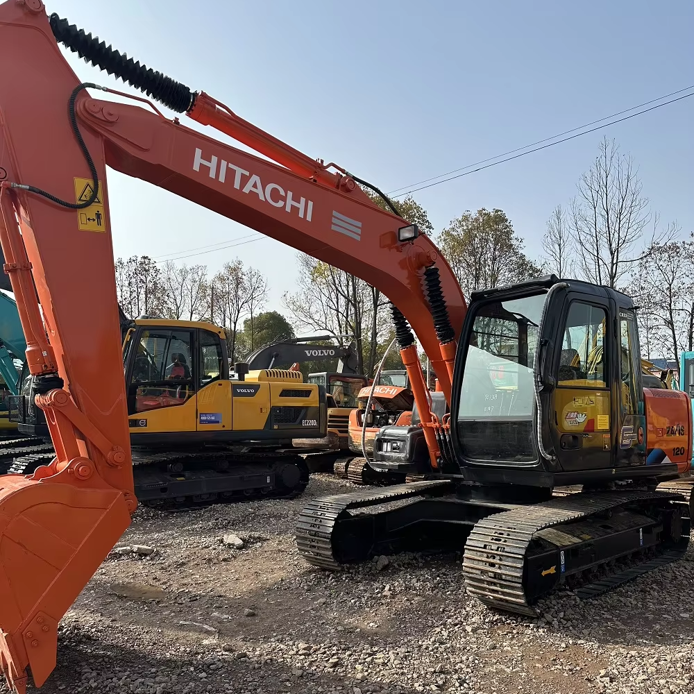 Japan Hitachi 120 Used excavator machine ,second-hand Hitachi 120 middle excavator with high quality and low price