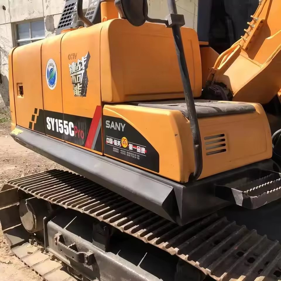 High quality Construction Machinery used Sany sy155 sy155c 15 ton excavator for sany